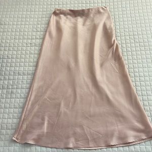 PINK MIDI SKIRT F21